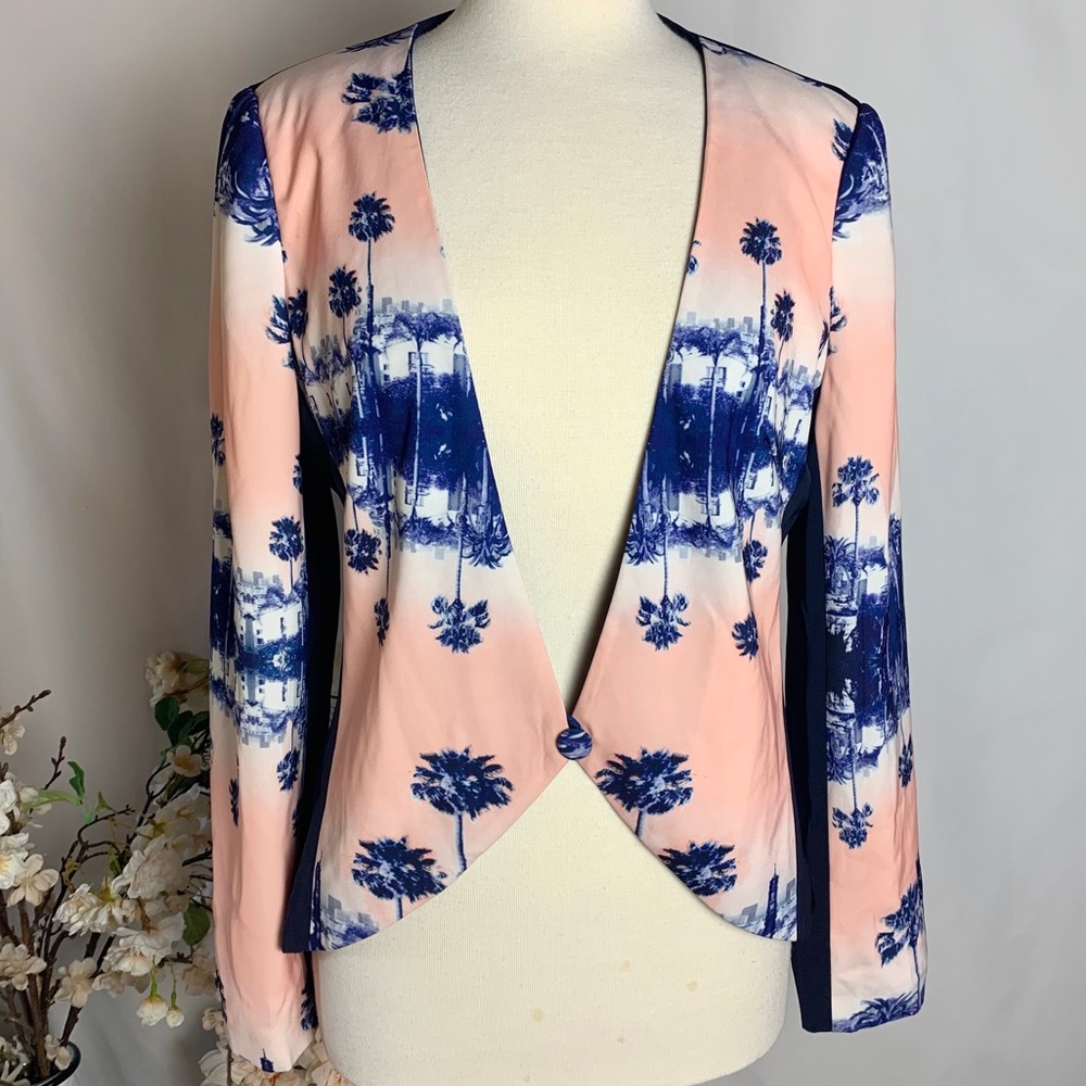 Finders Keepers single button print blazer Large